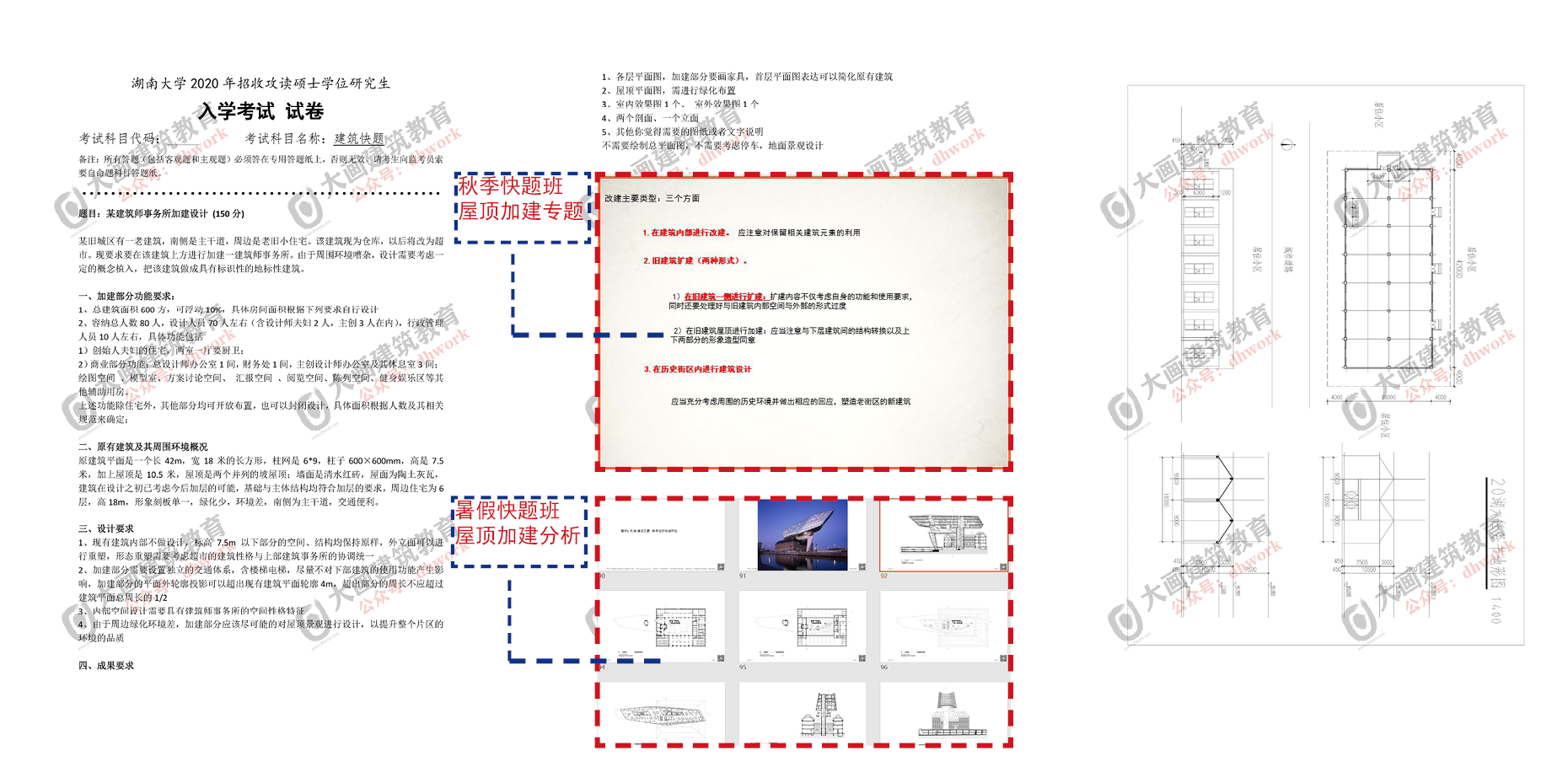2020湖大建筑考研初试成绩简报与分析| 大画-湖大建筑考研,中南建筑考研